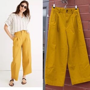 Madewell Pleated Wide Leg Pants